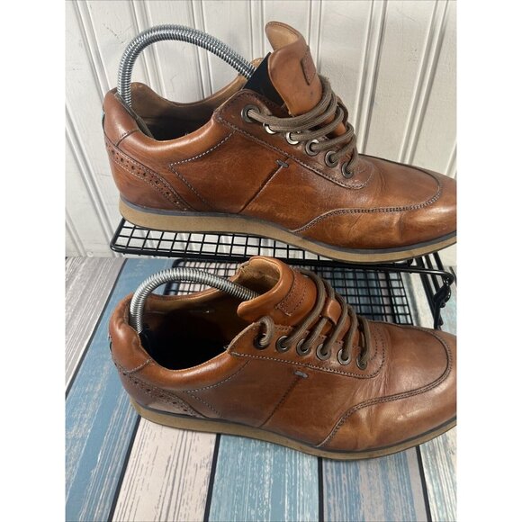 Royal Albartross Driver Golf Shoes Brown Suede Handmade Men Size 8 Augusta - Picture 8 of 11